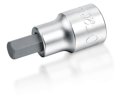 Головка торцевая с шестигранной вставкой HEX 3/4" 19 мм L=79 мм TOPTUL BCDA2419