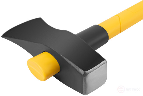 Forged cleaver, fibreglass long handle of the reverse type 900 mm, 3600 gr.