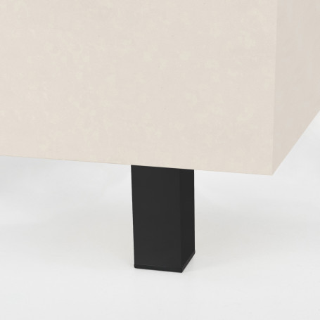 Опора меб. алюм. DAКP-27 h100 с регул. черный AKS