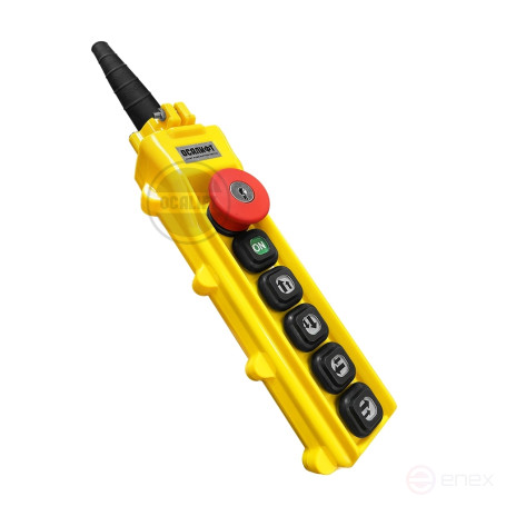 OCALIFT Пульт управления 4 кнопки, 2 скорости, стоп, ключ, старт, IP55 TNHA1-62YS