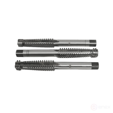 Метчик трапецеидальный Tr20х4 машинно-ручной (HSS) 3шт компл. L=160мм Beltools