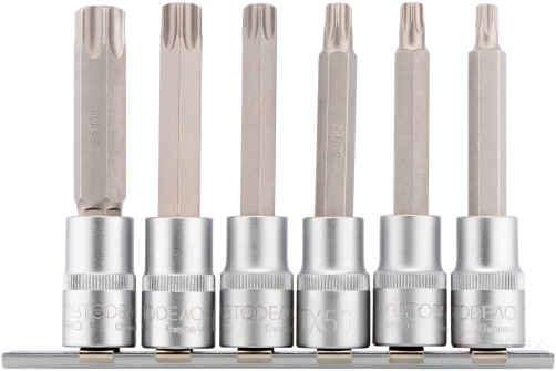 Set of heads insert TORX T40-T70 (DR1/2"; 6pr,) Avtodor PRO (39907)