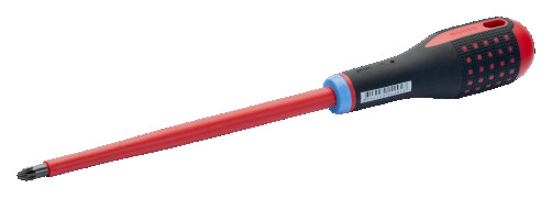 Insulated screwdriver with ERGO handle for Pozidriv PZ3x150 mm screws