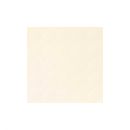 Self-adhesive plug for confirmations vanilla 2 (14305) AKS (sheet-25 pcs.)