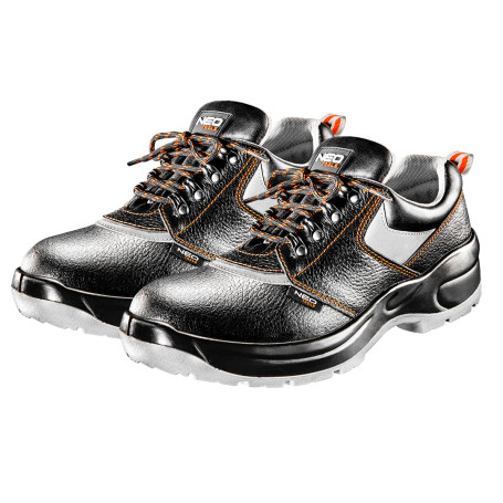 Work boots, r-r 45, leather, black, S1P SRA