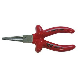 VDE round pliers with double-layer insulation 160 mm