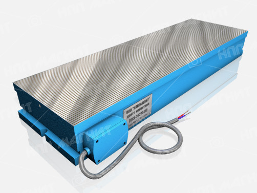 Плита электромагнитная мелкополюсная прямоугольная с продольным расположением полюсов 7208-0061 (250x800)