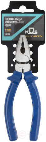 Combined pliers "Tor", tools. steel, plastic handles 160 mm