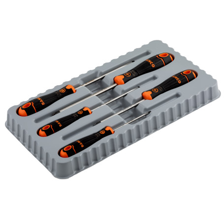 Screwdriver set slot /PZ, 5 pcs