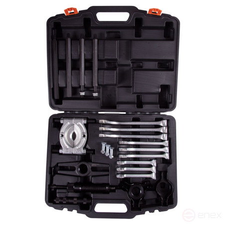 Hydraulic bearing puller, 10 t, 75-100 mm, 21 pieces AFFIX AF10419010C