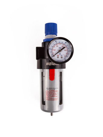Dehumidifier filter with pressure regulator for 1/4" to 9 atm pneumatic tools "AV Steel" AV-700505