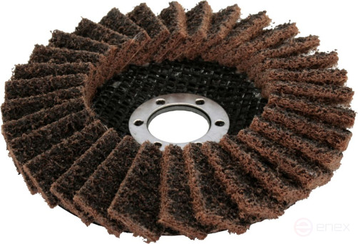 PRAKTIKA petal polishing wheel 125 x 22 mm, coarse, felt, abrasive (779-219)