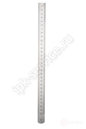 Линейка металлическая двусторонняя 300 мм