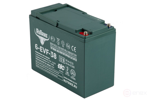 Traction battery RuTrike 6-EVF-38 (12V38A/H C3)