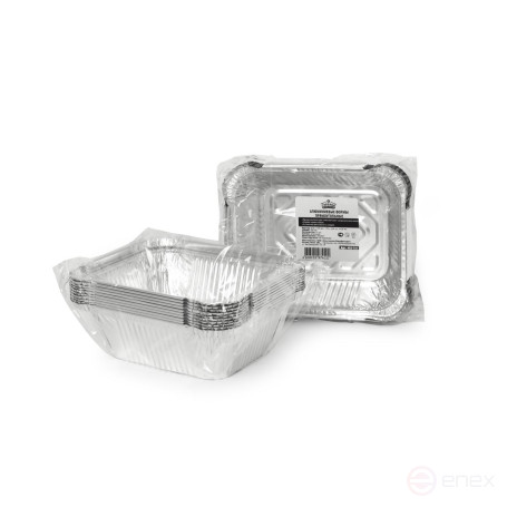 Baking / baking pans aluminum Upper room, 10 cm x 15 cm, volume 490 ml, 10 pcs. / 30 pcs.