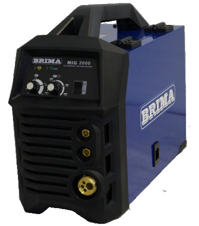 BRIMA MIG-2000 semi-automatic welding machine (blue with burner)