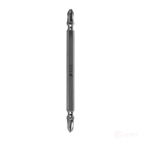 Бита отверточная ПРАКТИКА "Профи" двусторонняя PH-2 / PH-2 х110мм (1шт), блистер (776-553)