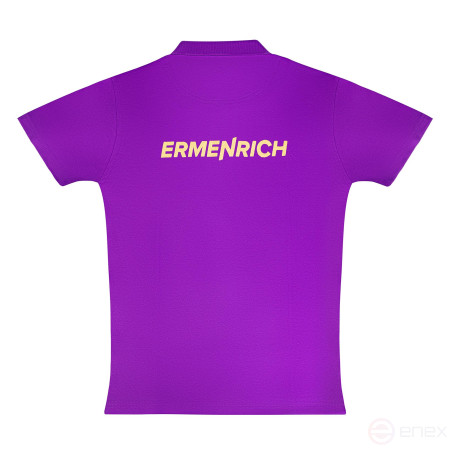 Фирменная футболка-поло Ermenrich, фиолетовая, размер XL