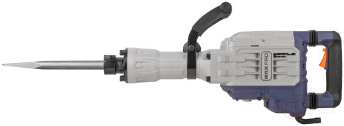 MAX-PRO Electric jackhammer 1700 W; 1900 rpm; 60 J; 30 mm HEX; 14 kg; rubber cable; additional brushes; case