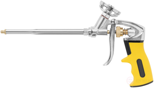 Mounting foam gun, Profi, aluminum body, rubberized handle