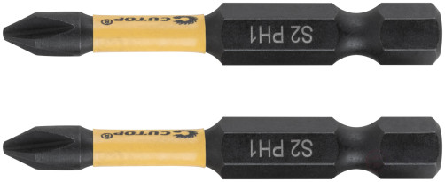 Набор торсионных бит, 2шт., CUTOP Profi Plus, PH1, 50 мм