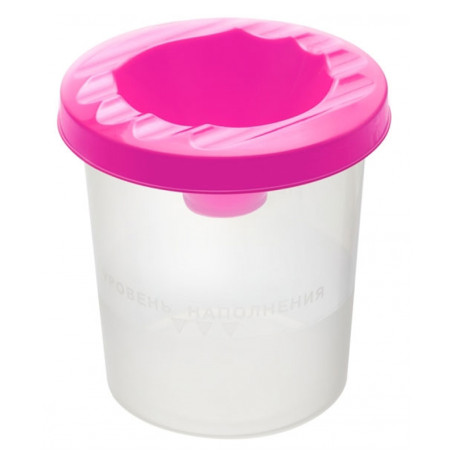 Стакан-непроливайка СТАММ, розовый