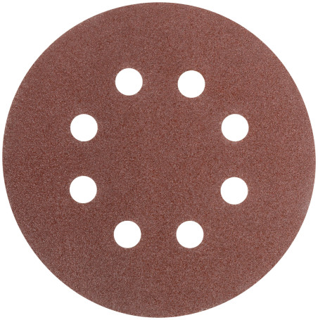 Grinding wheels with holes (Velcro), aluminum oxide, 125 mm, 5 pcs. P 60