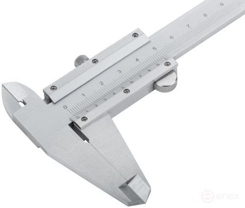 Штангенциркуль металлический нержавеющий 200 мм/ 0,02 мм (пластиковый кейс)