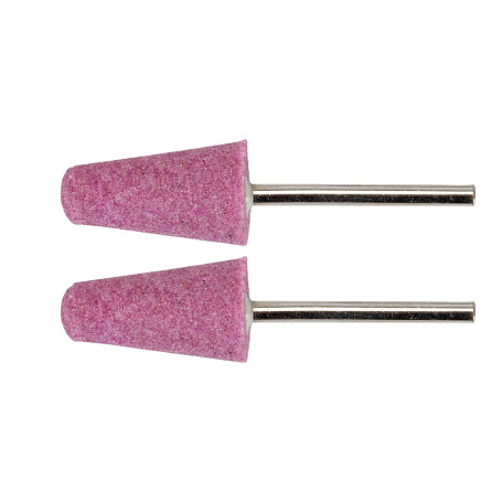 Abrasive nozzles with conical round spouts for fine grinding with a shank of 3 mm - 2 pcs.