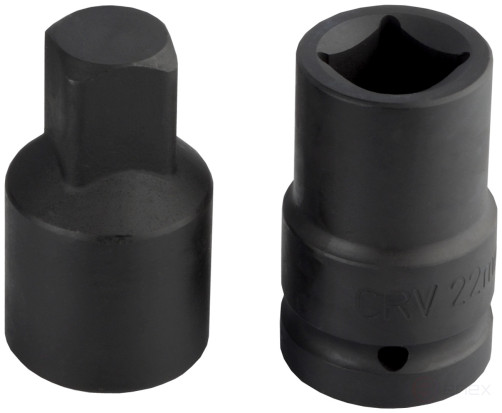 Набор головок ударных 1" (8пр.; L=80mm; для УКМ; кейс) АвтоDело (40328)