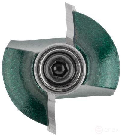 Фреза кромочная калевочная с нижним подшипником DxHxL=25,4x13x53,5 мм