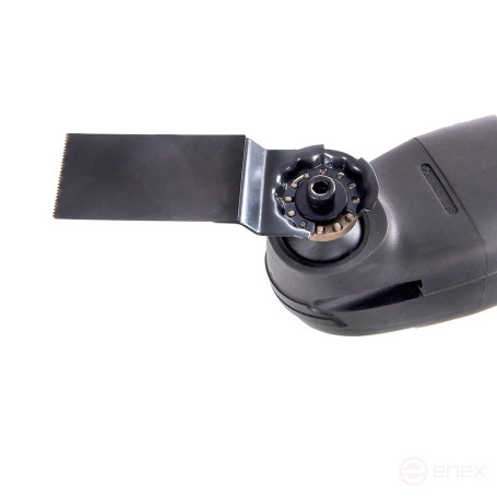 Насадка для МФИ ПРАКТИКА режущая пазовая прямая, BiM, по металлу и дереву, 34 мм, мелкий зуб (240-188)