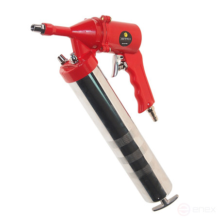 Солидолонагнетатель ER-84106 пневматический 500 мл/картридж 470мл (max 400 бар) ЭВРИКА