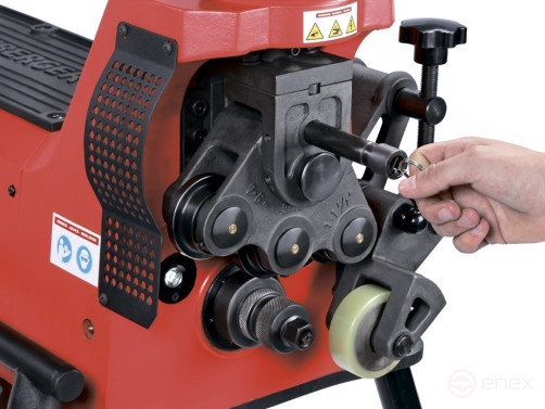 Электрогидравлический станок для накатывания желобков на стальных трубах ROGROOVER 1 - 12"