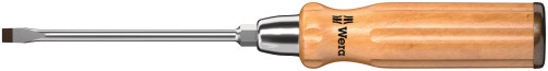 930 A SL Power slotted screwdriver with wooden handle, 0.8 x 4.5 x 90 mm