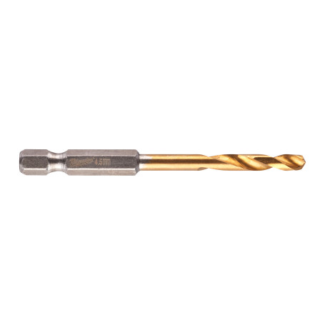 Metal drill bit RedHEX™ HSS-TiN 4.5mm