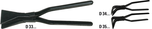 D331-40 Клещи для загибания кромок, прямые, 280 мм, шарнир: накладной, ширина захвата: 40 мм