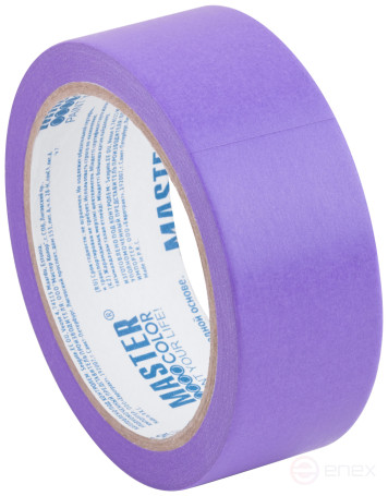 Лента малярная фиолетовая, для деликатных поверхностей, 36 мм x 25 м