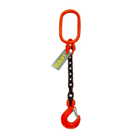 OCALIFT 3,15т 1м Строп 1СЦ цепной одноветвевой т8 G80 цепь глазированная 1sc3150t1f