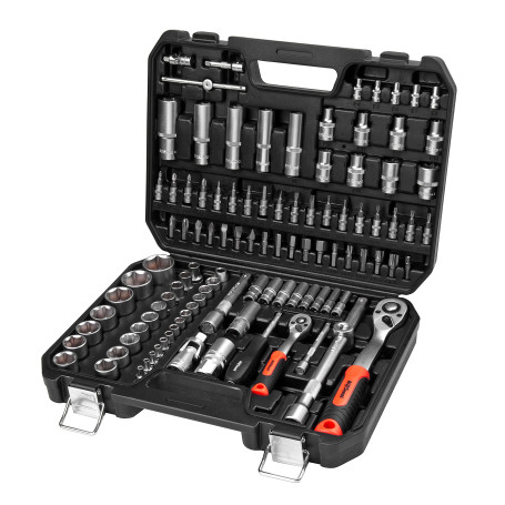 AV Steel 110-piece Tool Kit, 1/4", 1/2", Professional