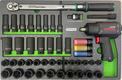 Головка ударная для литых дисков 1/2" 17 мм TOPTUL KABP1617