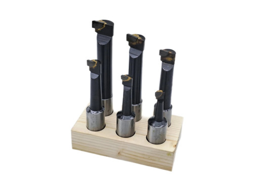 A set of 6 cutters. for boring heads f 100 mm (F1-25 mm) TORNERI T020242