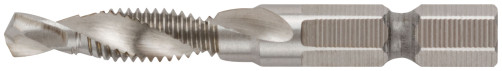 Сверло-Метчик комбинированное метрическое, быстрорежущая (HSS) сталь Р6М5, М6х1,0 мм, 18/56 мм