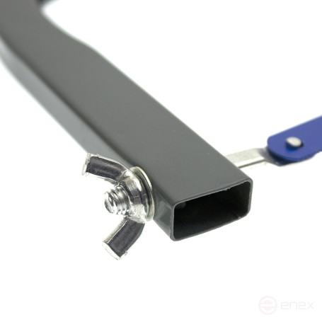 Ножовка по металлу 300 мм, пласт. Ручка, стальной профиль, ЧЕГЛОК/litewerk (12/48)