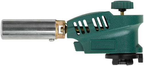 Gas burner for collet cylinder, reservoir.body, with piezo ignition, nozzle 22 mm