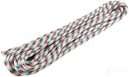 Канат полипропиленовый 24-х прядный с сердечником 12 мм х 20 м, р/н= 700 кгс