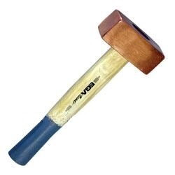 Copper-plated sledgehammer with handle 2 kg