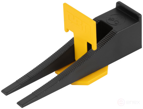 SVP (Tile Leveling System), "Flag" Clips 50 pcs. and Wedges 50 pcs., set, seam width 1.0 mm