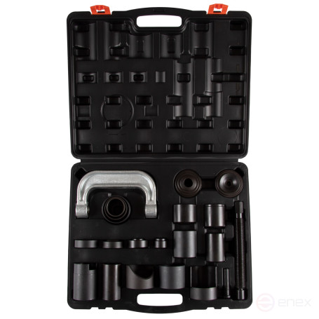 Set of mandrels for mounting and dismounting silent blocks, case, 21 items AFFIX AF11020021C