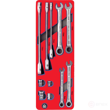 Set of combination keys with a ratchet, base, 11 items MASTER 5-21311